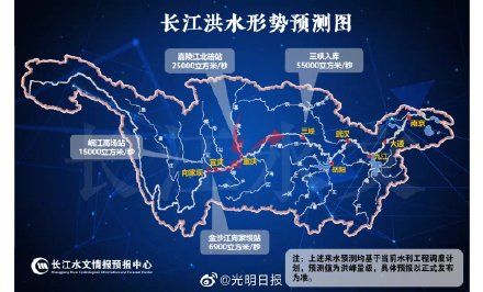 【汽车之家】长江2021年第1号洪水在上游形成